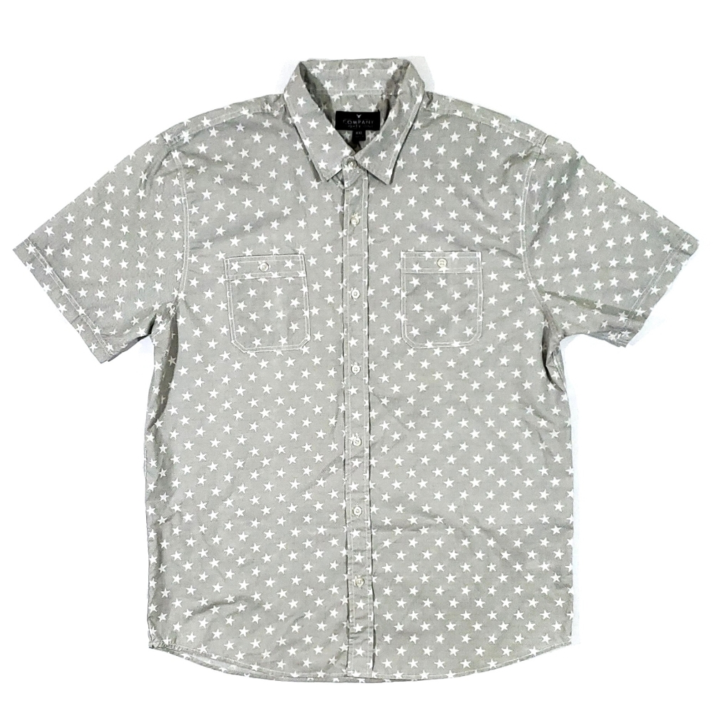 COMPANY 81 Mens Short Sleeve Button Shirt XXL